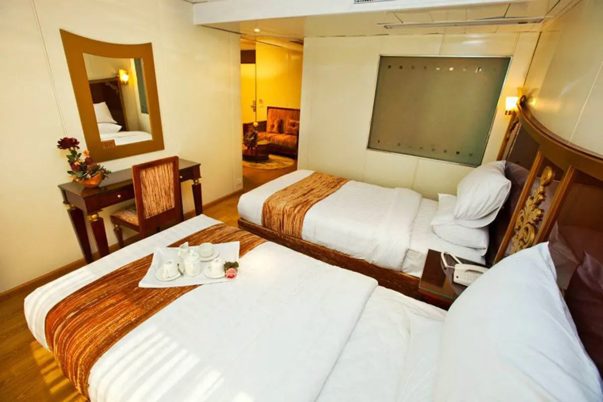 Cabin aboard the Al Hambra Nile Cruise Nile cruise